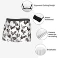 thumbnail image 4 of KLL Funny Chicken Men's Cotton Boxer Briefs Underwear-, 4 of 8