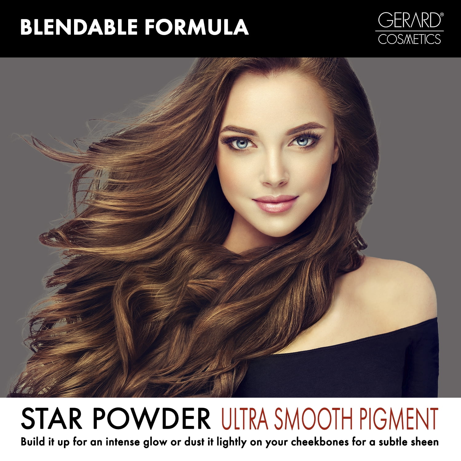 Gerard Cosmetics Star Powder - Champagne Highlighter Makeup - Sophia