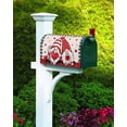 thumbnail image 4 of Valentine''s Day Gnome Mailbox Cover Red Love Heart Magnetic Mailbox Wraps, Black White Buffalo Plaid Mailbox Covers Standard Size 18x21 Inch Mail Wrap Post Box Decoration for Outdoor Gardern Yard, 4 of 6