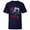 Navy, variant on Marvel Spider-Man: Across the Spider-Verse Miles Gwen Miguel - Short Sleeve T-Shirt for Kids - Customized-White