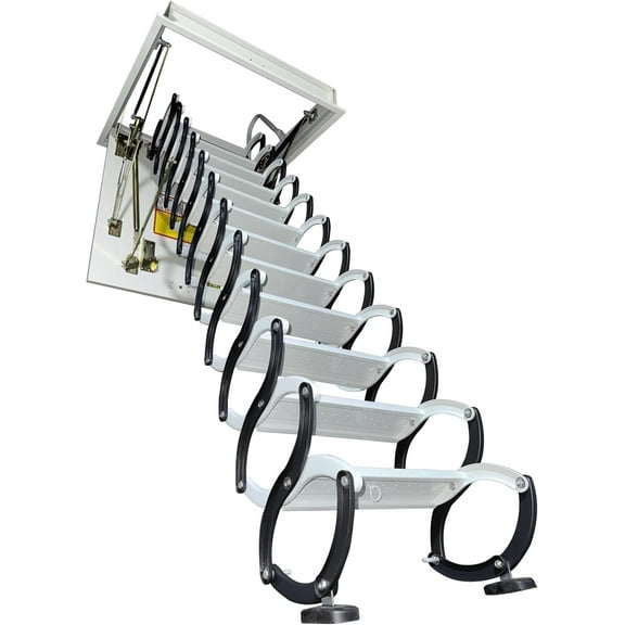 Attic Access Ladder Opening Size 22.5x 32inch Maximum Height 8ft