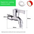 Double Head Washing Machine Faucet G1/2 Long Quick Open Faucet Mop Pool