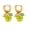 Color1, variant on Fresh Resin Small Flower Agate Drop Hoop Earrings for Women Floral Spring Earrings Dainty Gold Drop Statement Earrings Trendy Rainbow Blossom Jewelry Gifts