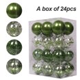 thumbnail image 3 of Adornos navideños de bolas Laklulu, adornos navideños decorativos colgantes, juego de bolas para árbol de Navidad, 3 of 5