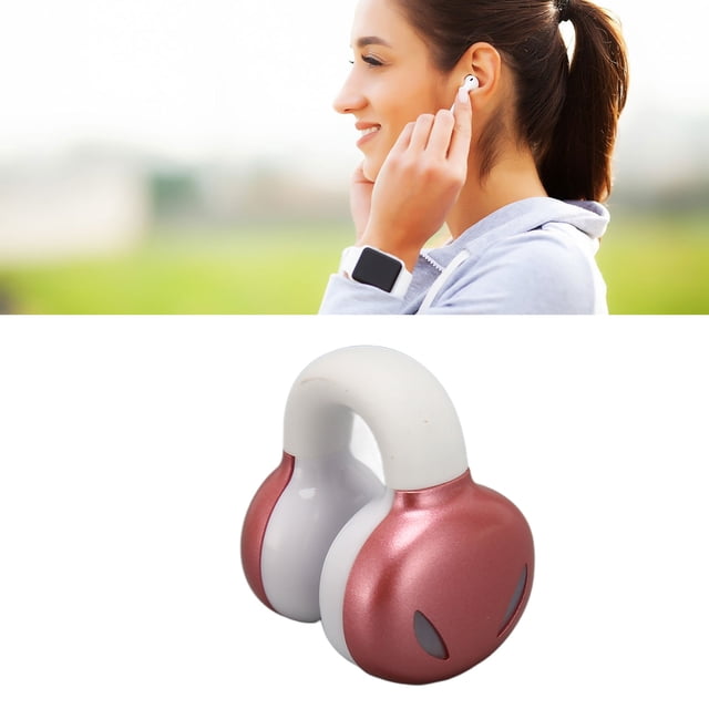 Écouteurs à Clip Stéréo Hi-Fi à Réduction de Bruit, Écouteurs Ouverts Étanches avec V5.3 pour Sport Musique Appels