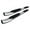 MultiColor, variant on 4 in. Stainless Steel Curved Oval Step Bars for 2019 Silverado & Sierra 1500 Crew Cab