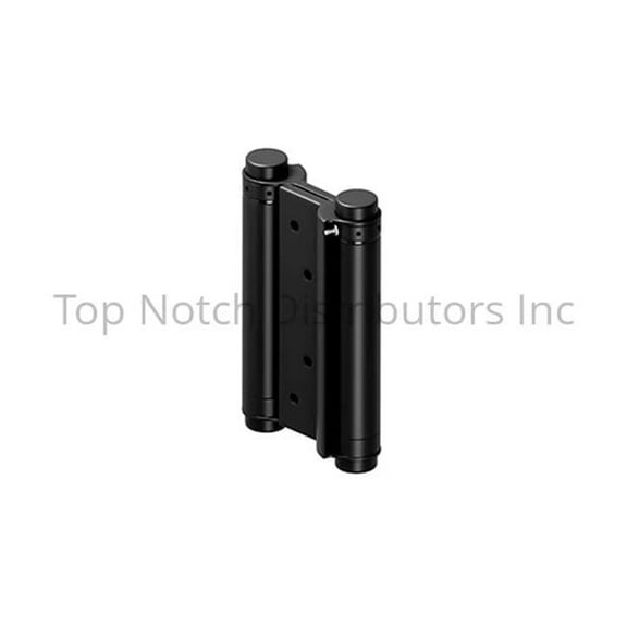 Deltana  5 in. Double Action Saloon Hinge - Matte Black Finish