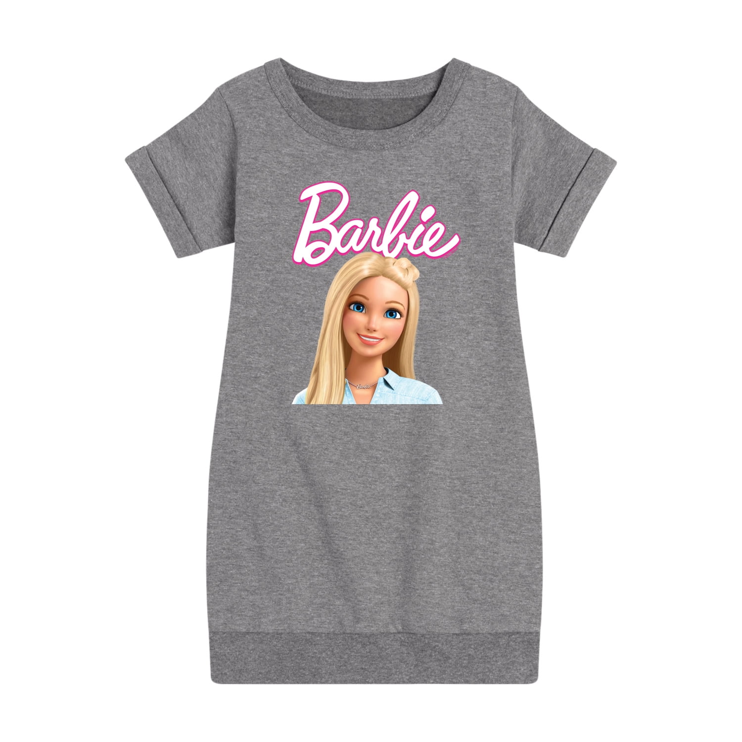 Barbie Original Barbie Doll Toddler And Youth Girls Fleece Dress