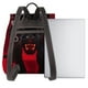 thumbnail image 3 of Balery Black Panther Red Background Mochila de Cuero para Mujeres, Gran Capacidad, Bolsa de Viaje Multifuncional, Mochila de Cuero y Bolsa de Hombro para Mujeres, 3 of 4