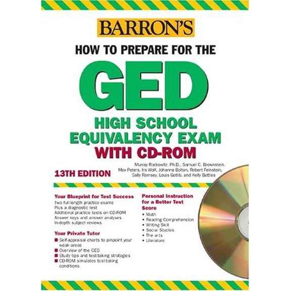 Pre-Owned Barron's How to Prepare for the Ged High School Equivalency Exam Paperback