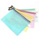thumbnail image 4 of A5 Plastic Zipper File Folders, Paper Document Protective Sleeves (Blue), 4 of 4