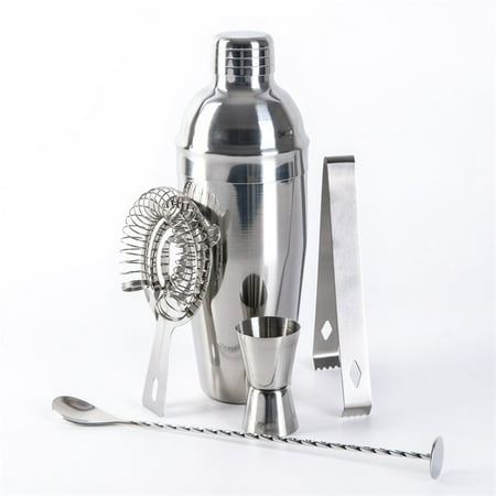 ShenMo 5pc Boston Cocktail Shaker Set - Bartender Kit with Martini