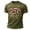 tshirts 16#Army Green, variant on WAYUTE Mens 250th Anniversary USA Shirt National Flag Letter Graphic Tee Crewneck Top Daily Wear Independence Day T Shirt