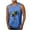 Blue, variant on YFNNUP Men's Gym Workout Tank Tops Swim Beach Shirts Summer Sleeveless Training T-Shirt Muscle Bodybuilding Athletic Clothes Men Plus Size Tank Tops