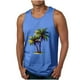 thumbnail image 1 of Camisetas de Tanque de los Hombres Tanque de los Hombres Incolor Gradiente de Impresión Cuello Redondo Correa Delgada Fuga Atrás Regular Casual Deportes Blusas de Tanque, 1 of 5