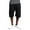 Black, variant on G-Style USA Men's Fleece Heavyweight Cargo Sweat Shorts FS76 - BLACK - Medium