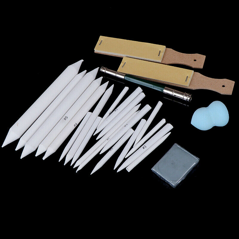Datingday 25Pcs Sharpen Blending Smudge Stick Erasable Pencil Set Art