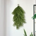 thumbnail image 4 of Artificial Christmas Teardrop Swag Garland,Hanging Norfolk Pine Branches,Artificial Teardrop Faux Pine Needles Branches Wreath Greenery Xmas Holiday Door Mantel Fireplace Home Indoor Outdoor Decor, 4 of 6