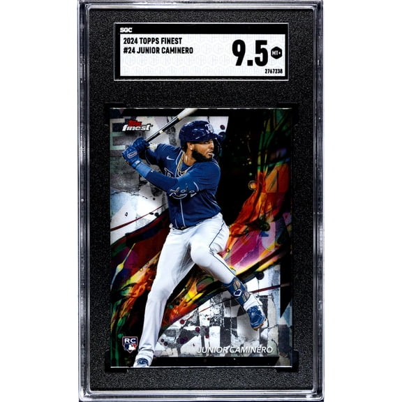 2024 Topps Finest #24 Junior Caminero SGC 9.5