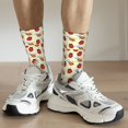 thumbnail image 6 of Fuzoiu Ladybug And Bee Print Athletic Crew Socks for Men & Women,Casual Crew Socks,Above Ankle Crew Socks for Business, Casual, 6 of 6