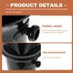 thumbnail image 3 of unbranded 2Pcs Black Wine Tasting Spittoon Plastic Material with Funnel for Wine Cellars, 3 of 7