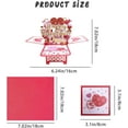 thumbnail image 2 of NestE - Valentines Day 3D Greeting Pop Up Card,Romantic Anniversary Card for Wife,Husband,Her,Him,Couple, Includes Envelope and Note Tag, 2 of 14