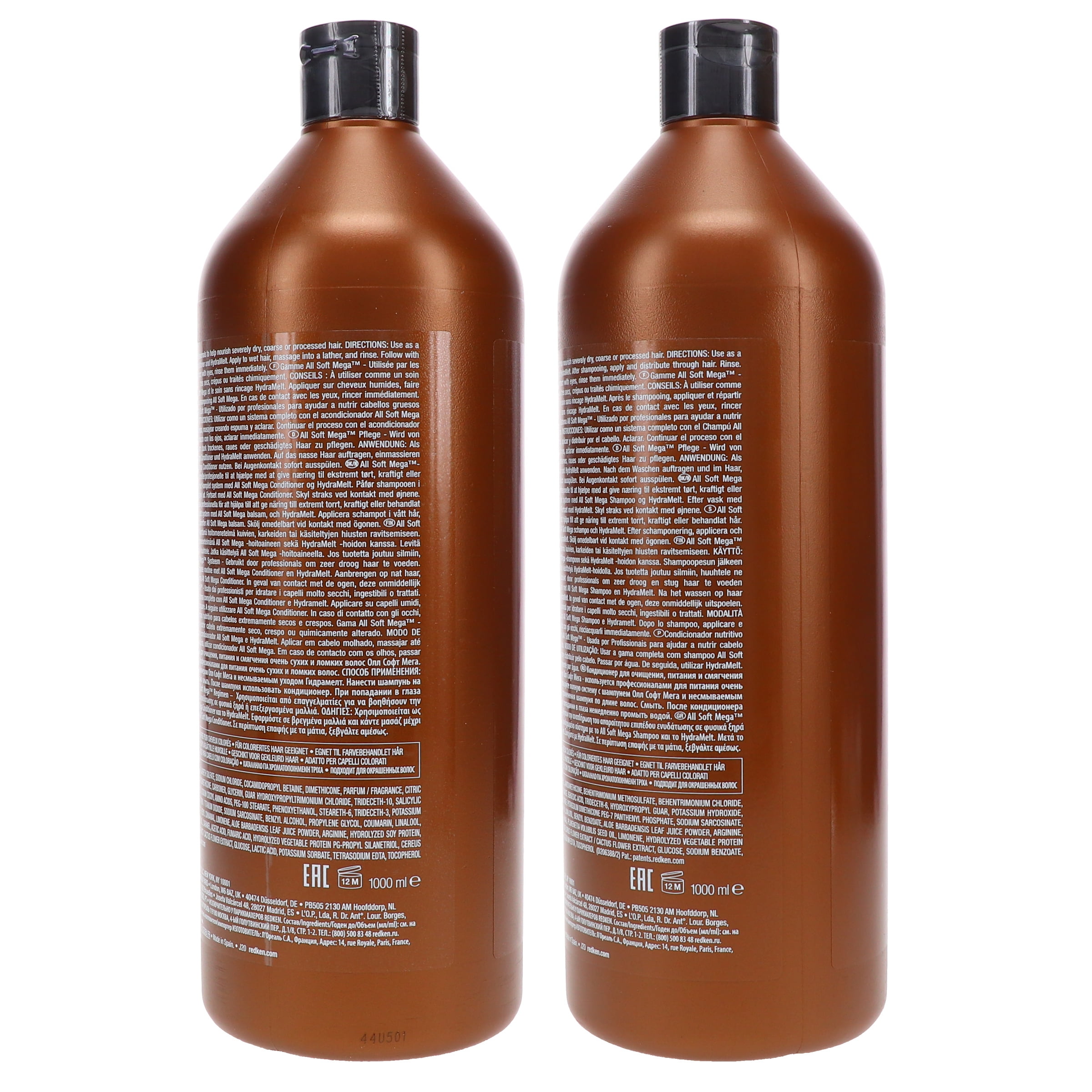 Redken All Soft Mega Shampoo & Conditioner, 33.8 oz COMBO PACK