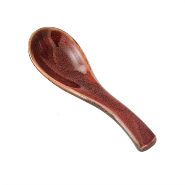 Cambio De Horno Japonés Cucharón De Sopa De Cerámica Restaurante Hogar Cocina Cucharón De Sopa Pequeño De Cerámica Juego De 4 Piezas Cucharón De Postre De Cerámica Vajilla De Mesa De Cocina Elegante