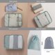 thumbnail image 3 of Organizador de Viaje para Maletas - Set de 9 Bolsas Organizadoras de Viaje - Organizador de Equipaje para Ropa, Ropa Interior, Cosméticos, Accesorios, Zapatos (01 Gris), 3 of 4