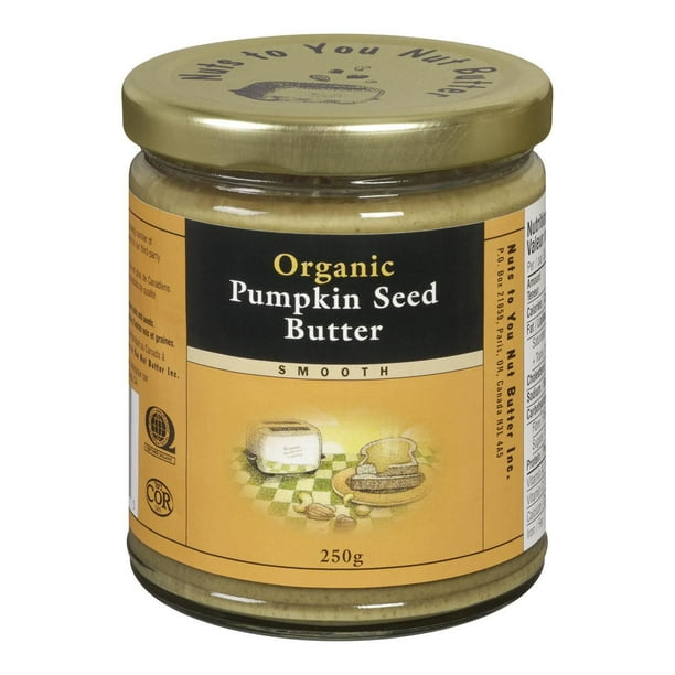 Beurre de graines de citrouille biologique de Nuts To You 250g