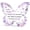 Bestie, variant on Gifts for Grandma, Grandma Birthday Gifts, Unique Purple Butterfly Acrylic Plaque Desk Decor, Mothers Day Christmas Grandparent Day Gift for Grandmother Nana - 5 x 3.8 x 0.5 inches