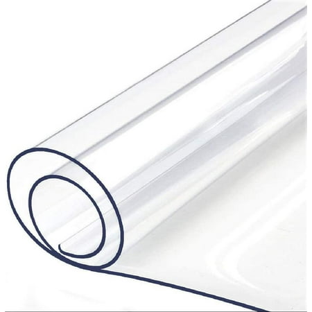 

Clear Plastic Office Desk Mat Table Protector Computer Desktop Coffee Tabletop Heat Resistant PVC Tablecloth Cloths Waterproof Wipeable for Dining Pet Dog Cat Bed Food Bowl Mats Seat Cover 30 x 44