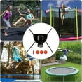 thumbnail image 7 of Trampoline Basketball Hoop Set with Soft Rim and Mini for Kids Outdoor Backyard Games Gym Activity Accessories for All Ages, 7 of 7