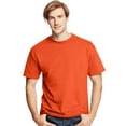 thumbnail image 1 of Hanes Mens ComfortSoft 4-Pack Crewneck T-Shirts, L, Orange, 1 of 5
