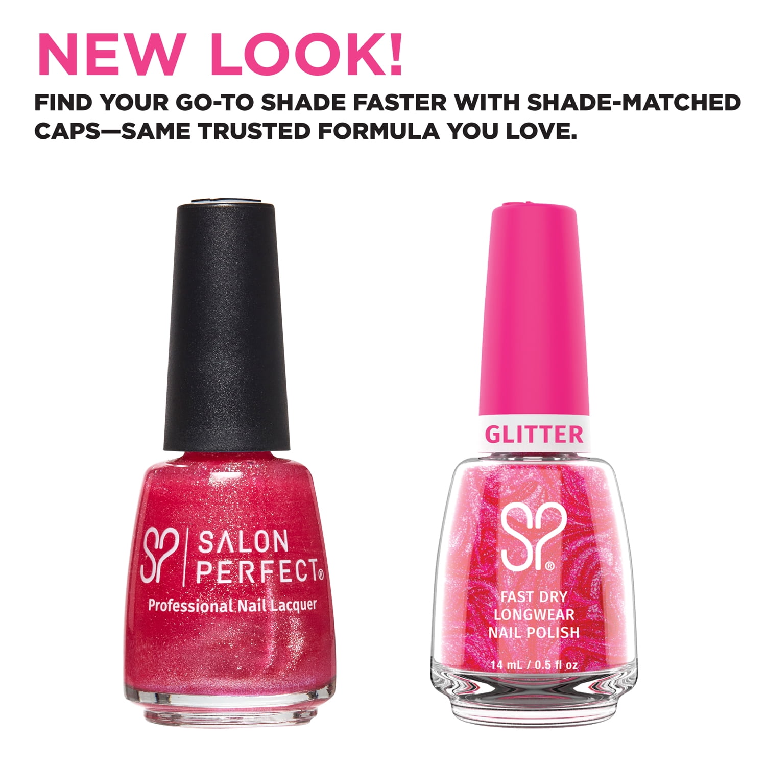 Salon Perfect Flash Nail Polish, 477 So Cheeky, 0.5 fl oz