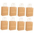 thumbnail image 4 of WRITWAA 50Pcs Rectangular Kraft Paper Bag for Home Organization and Shopping 8.3x4.3in, 4 of 8
