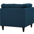 thumbnail image 3 of Sofa Couch, Azure Navy Blue, Fabric, Living Kitchen Cafe Bistro Hospitality Restaurant, Modern Contemporary HB33087, 3 of 3