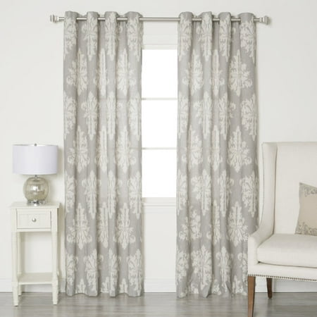 Best Home Fashion, Inc. Linen Blend Grommet Top Curtain Panels (Set of