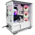 thumbnail image 5 of Hoengager Gaming PC AMD Ryzen 5 5600GT 3.6GHz, RTX 3050 6G , 3TB SSD, 32GB DDR4 RAM ,AC Wi-Fi &Bluetooth, Windows 11 Pro Desktop-White, 5 of 7