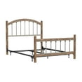 thumbnail image 3 of Hillsdale Furniture Bayfront Wood and Metal Queen Bed, Pewter, 3 of 11