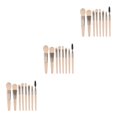 thumbnail image 2 of Soidarity Paquete de 8 brochas de maquillaje con mango de plástico, base de polvo resistente al agua, juego de sombras de ojos, brocha suave, herramientas Blanco Tipo 1 3piezas Soidarity CBP191053, 2 of 6