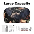 thumbnail image 3 of Bats Waterproof Oxford Cloth Storage Box for Hard Drive Bags, Power Cord Box Organizer, Cord Box Organizer - 5.9x9.44x3.14 in., 3 of 6