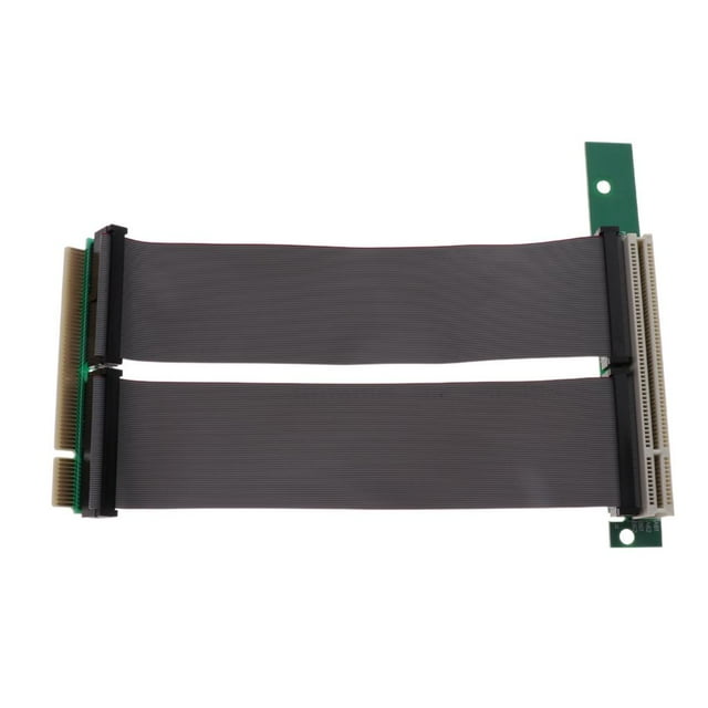 Riser de 32 Cable Flexible de Velocidad perfke Para Computadora 1U tarjeta de tarjeta PCI Extender
