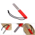 thumbnail image 2 of Graflsoa Double-Groove Red Diamond Fly Fishing Hook Sharpener - 2-Sided File with Comfort Plastic Grip, Rounded Tip, Wrist Lanyard Loop - Essential Tackle Bag Tool for Honing Hook Points & Bottoms,, 2 of 5