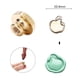 thumbnail image 5 of Cuadros Decorativos Cuadros Decorativos Sobre de invitación de cabeza de cobre con sello de forma es Likrtyny embutido en tela, 5 of 5