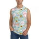 thumbnail image 1 of Fotbe Love You Rabbit Men's Camiseta sin Mangas Estampada para Hombres, Playera Casual para Gimnasio, Entrenamiento, Playa-Large, 1 of 7