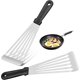 thumbnail image 1 of 2 espátulas de acero inoxidable compatibles con la cocina, espátula resistente al calor con mango de espátula de plástico antideslizante, compatible con atún de cocina, pescado Fi Afortunado Sencillez, 1 of 5