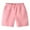 Pink, variant on BLVB Boys Girls Pull on Jogger Shorts Kids Casual Cotton Sweat Lounge Shorts with Pockets Toddler Summer Clothes
