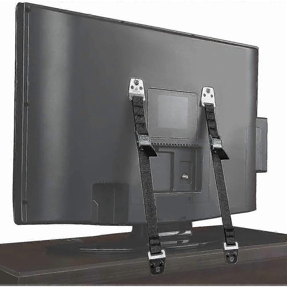 Tv And Furniture Anti Tip Straps,metal Heavy Duty Tv Straps Child Safety,adjustable Safety Furniture Wall Anchors For Baby Proofing Flat Screen Tv,dre