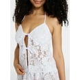 thumbnail image 4 of No Boundaries Lace Tank Swim Coverup, Women's XXS-XXL, 4 of 5